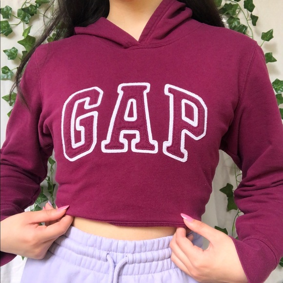 Dark pink GAP hoodie - Picture 3 of 7